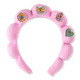 Pink Spa Headband with Patches 