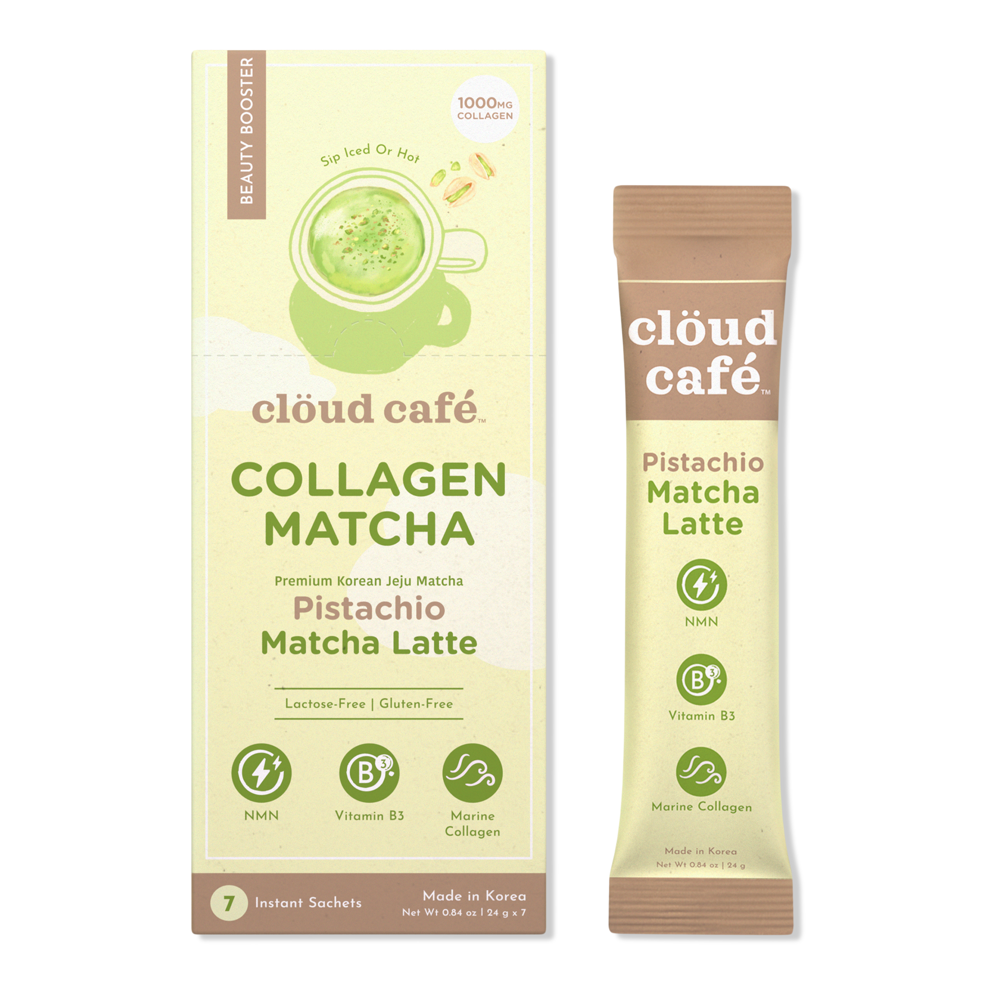 Pistachio Matcha Collagen-Infused Beauty Booster