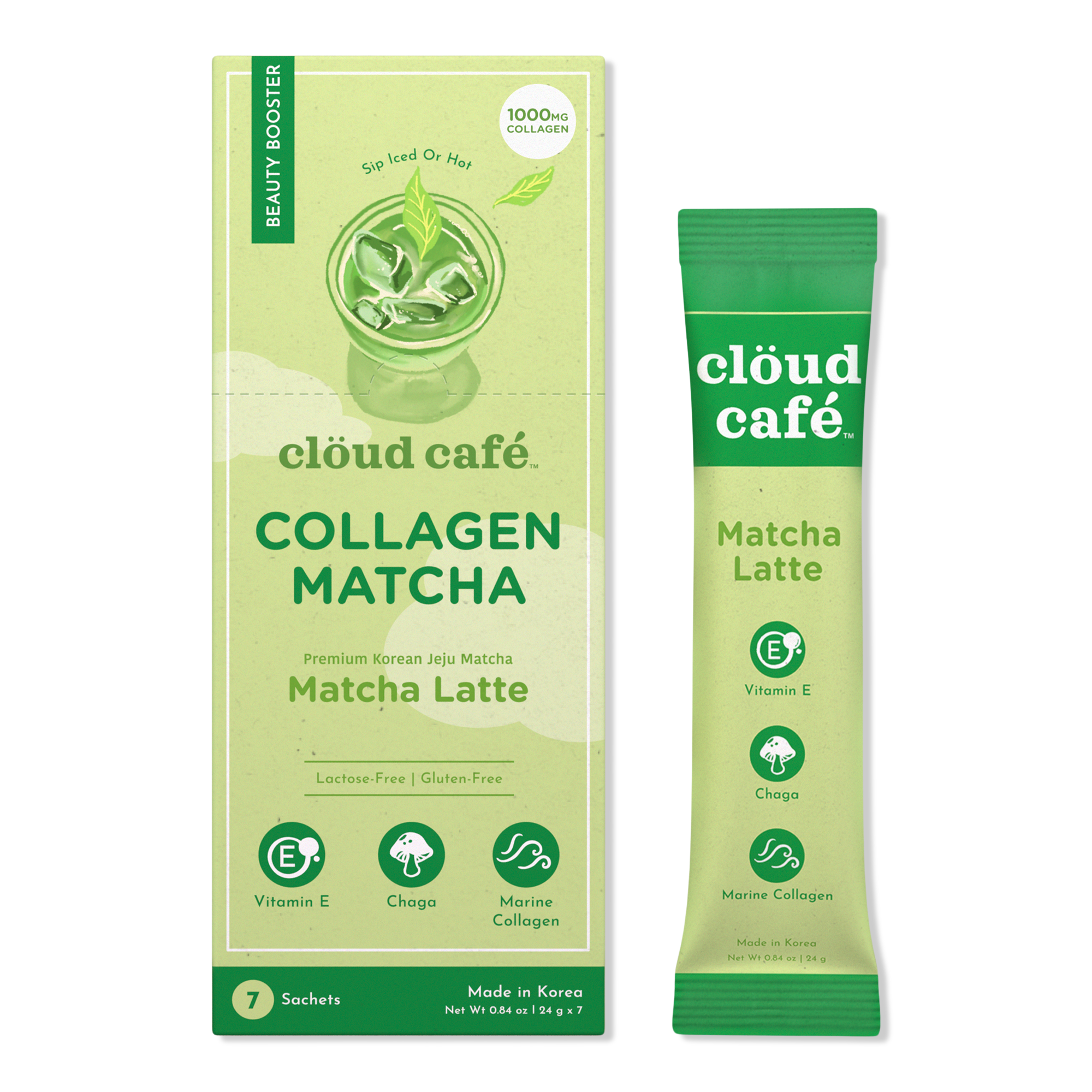 Matcha Latte Collagen-Infused Beauty Booster