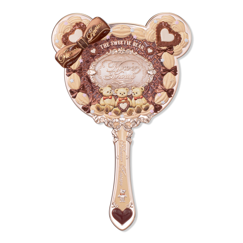 Flower Knows - Soft Pink Strawberry Rococo Series Hand Mirror