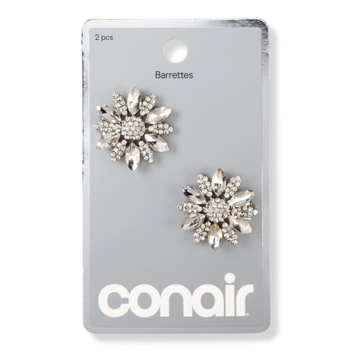 Crystal Stone Barrette Set