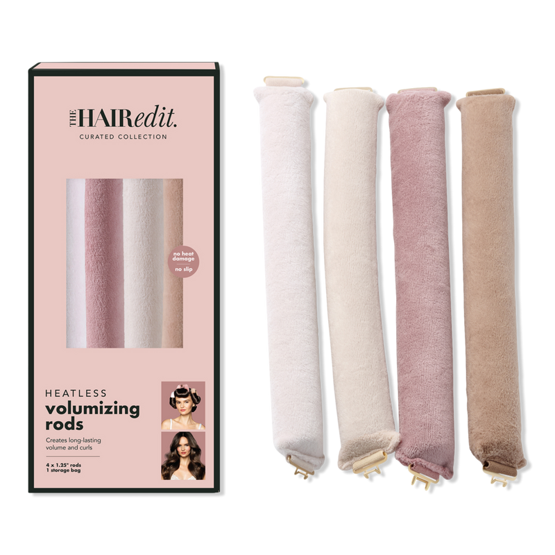 The Hair Edit Heatless Volumizing Hair Rods 4-Pack