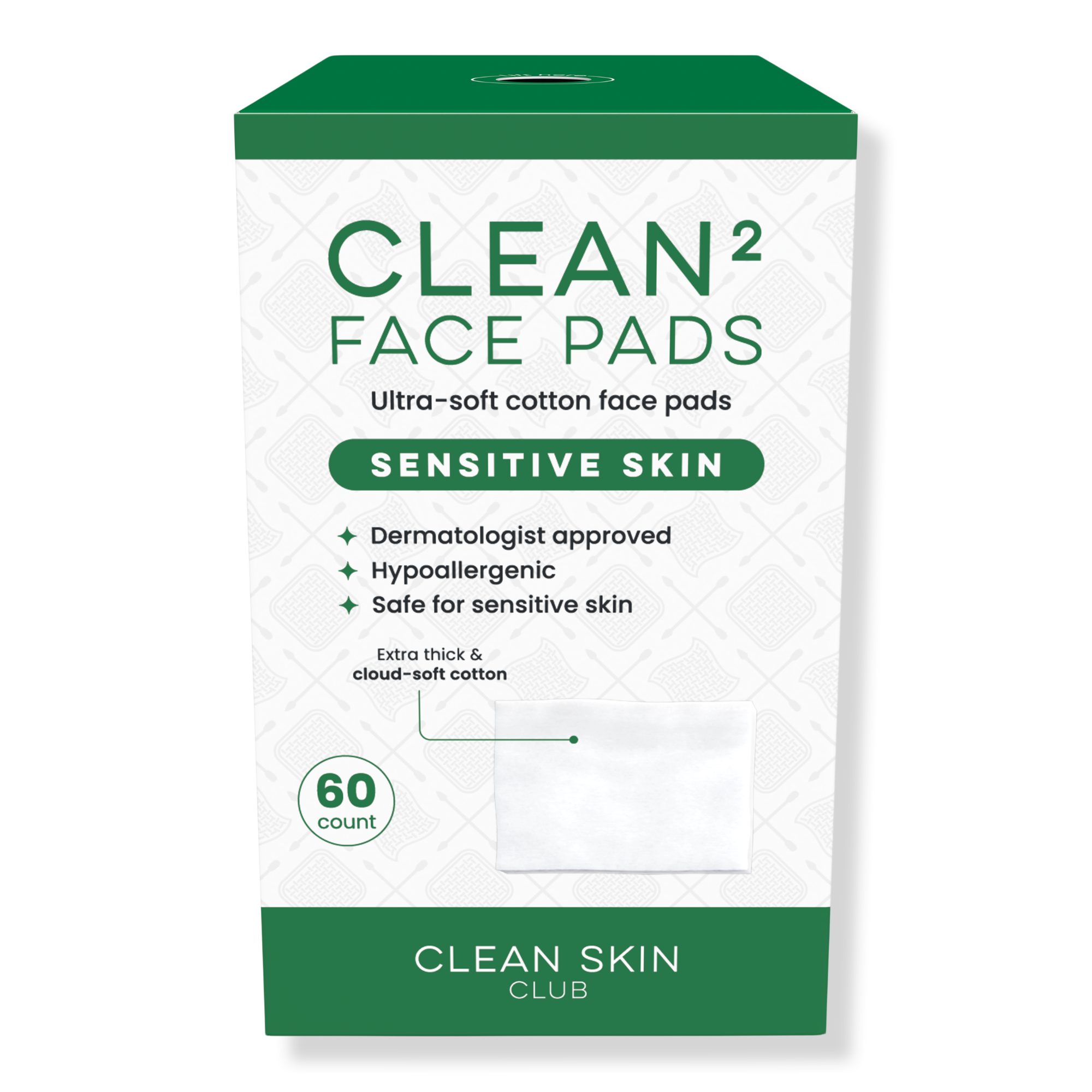Clean Skin Club Clean² Face Pads Sensitive Skin