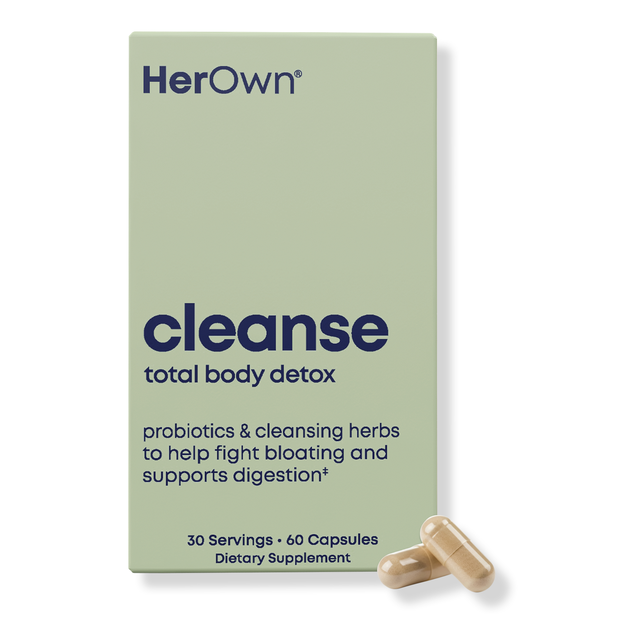 Her Own Cleanse Capsules: Fight Bloating and Support Digestion