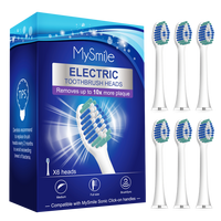 Elite Sonic Toothbrush Replacement Heads (6 Pack)