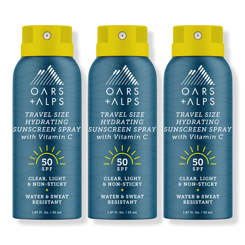Sun Protection SPF50+/PA++++ 3個セット Oars + Alps - SPF 50 Classic 3 Pack Travel Spray | Ulta Beauty