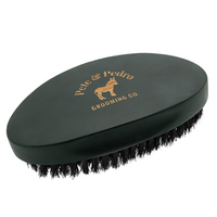 Oval Military Men's Hair & Beard Brush