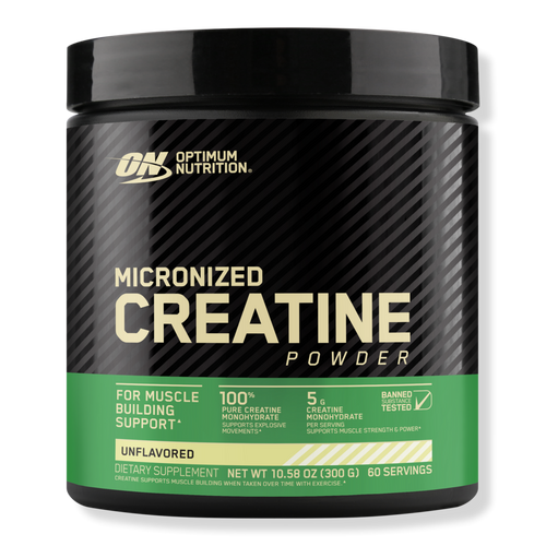 Creatine Powder - Unflavored 60 Servings
