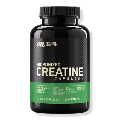 Micronized Creatine Capsules - 100 Capsules