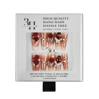 Crimson Rose Handmade Press-On Nails