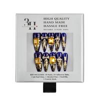 Empire Gold Handmade Stiletto Press-On Nails