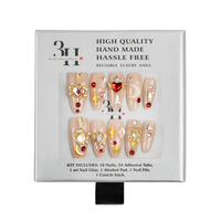 Lunar Bloom Handmade Press-On Nails