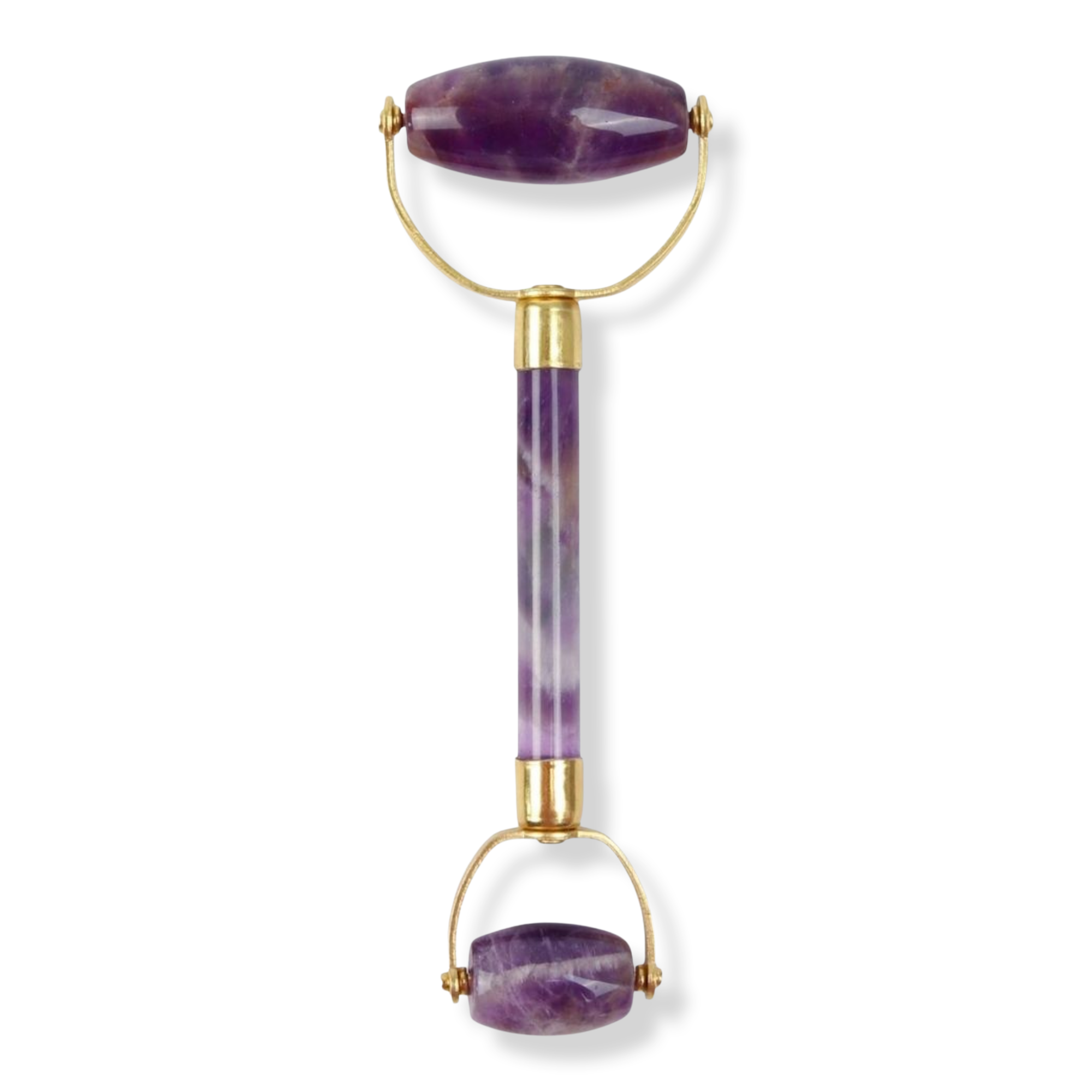 White Lotus Beauty Genuine Crystal Roller Chemical Free Amethyst