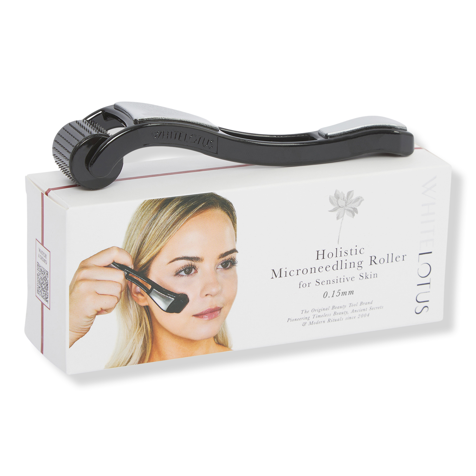 White Lotus Beauty Holistic Derma Roller For Sensitive Skin