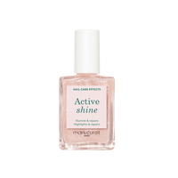 Active Shine Nail Polish for Pearlescent Beige effect, Nail Strengthener and Growth