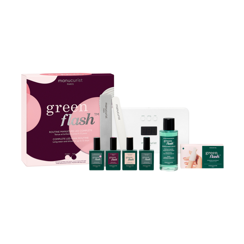 Manucurist - Green Flash™ Routine Set, Gel Nail Polish Kit with