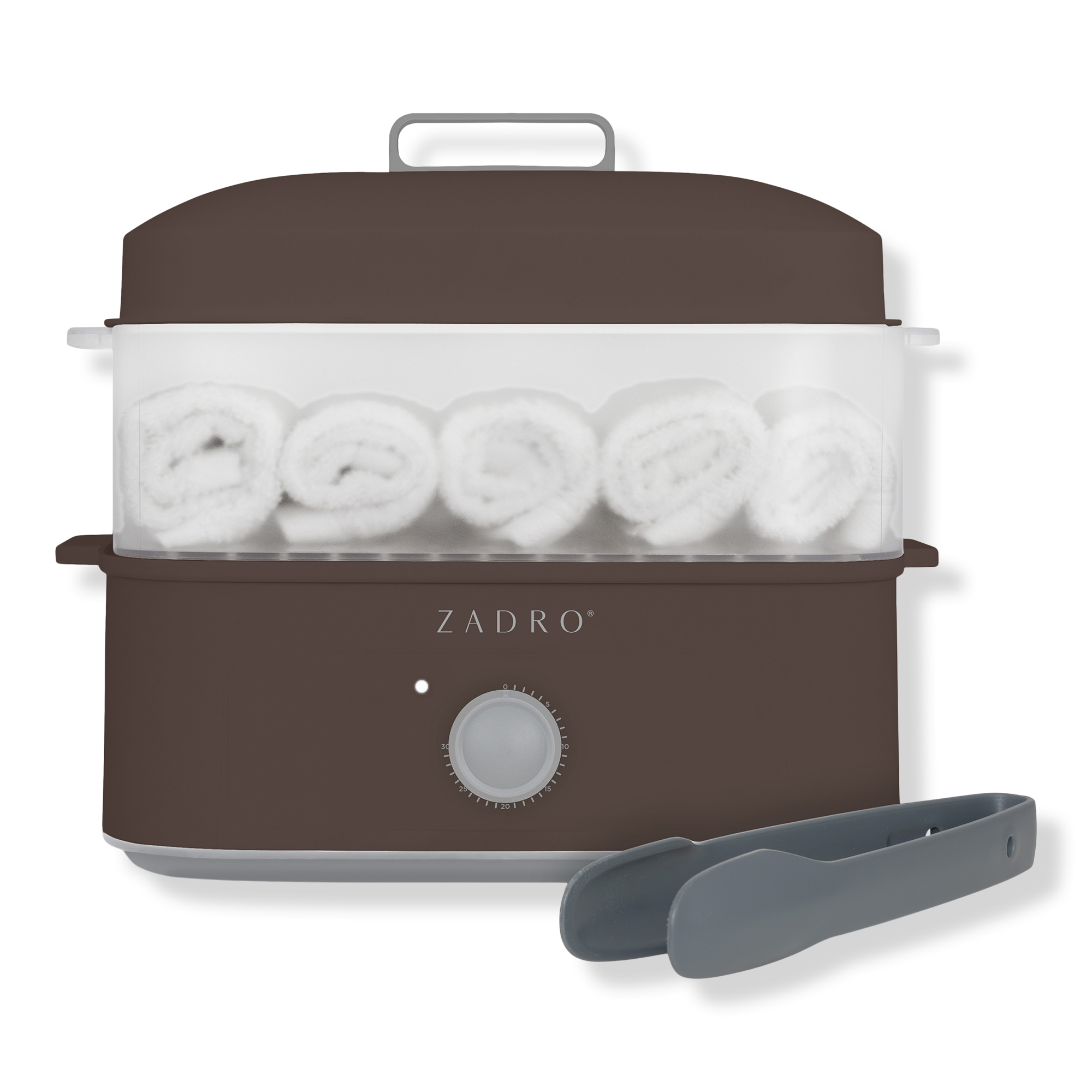 Zadro Facial Towel Steamer with Tongs