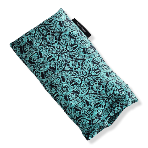 Silk Eye Pillow with Herbal Filling - Teal
