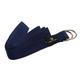 Navy 8' Cotton Yoga Strap w/ D-Ring 