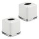White Square Tissue Box Cover for Bathroom not available