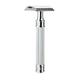 Chrome Traditional Large Safety Razor - Open Comb 
