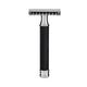 Black Traditional Safety Razor - Open Comb 