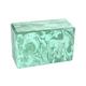 Sea Green Marbled Yoga Foam Block 4" 