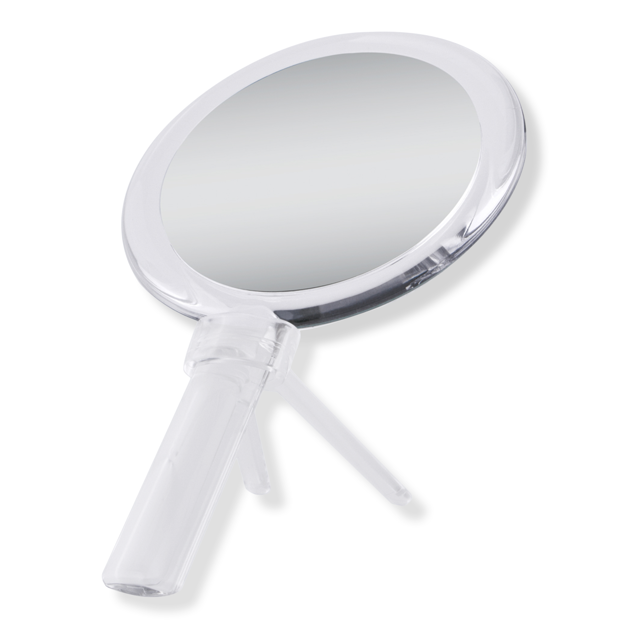 Zadro Double-Sided Hand Mirror with 5X/1X Magnifications & Stand