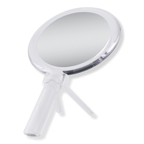 Double-Sided Hand Mirror with 5X/1X Magnifications & Stand - 5X/1X Magnification