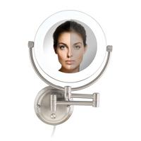 Lexington, Lighted Wall Mounted Makeup Mirror with 10X/1X