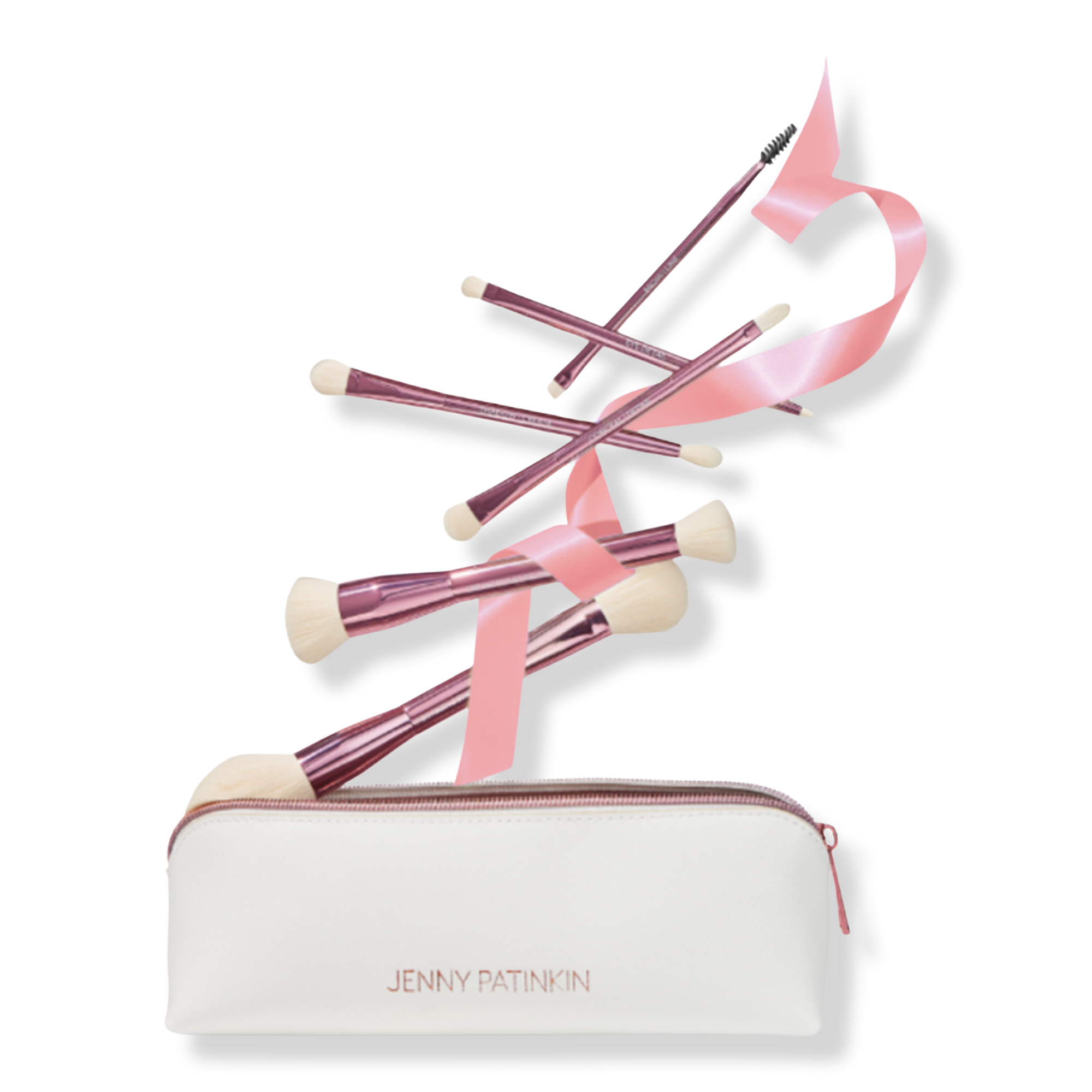 Jenny Patinkin Sustainable Luxury Dual-Ended Makeup Brush Set | 12-in-1 Vegan Brushes