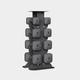Slate SafeGrip Dumbbells Middle Set with Light Rack 