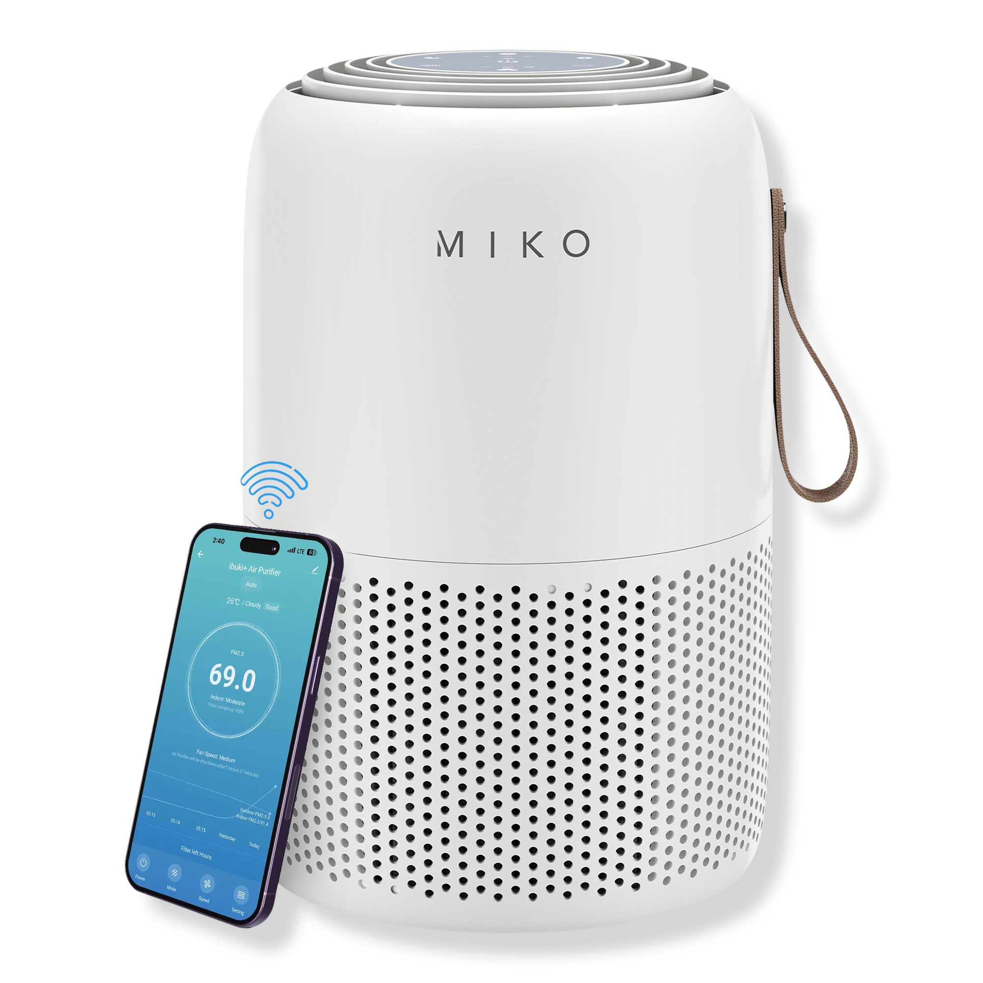 Miko Smart True HEPA Air Purifier with App Control