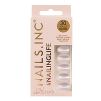 NailingLife Just Like Hailey Pink Glaze Chrome Effect Press-On Nails