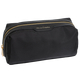 Black The Twill Nylon Cosmetic Loaf Organizer 