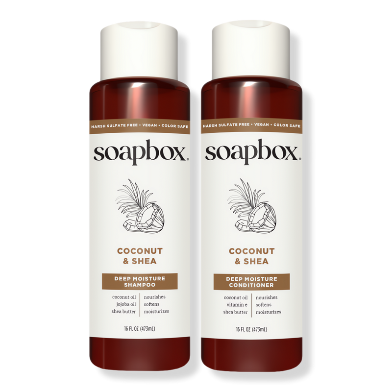 Soapbox - 33.8 oz Coconut Shampoo & Conditioner Duo | Ulta Beauty