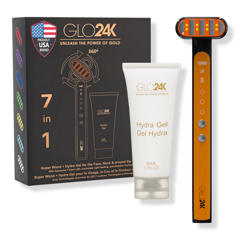 Glo24k - Skin Rejuvenation Device for Face & Neck with 24K AM Day