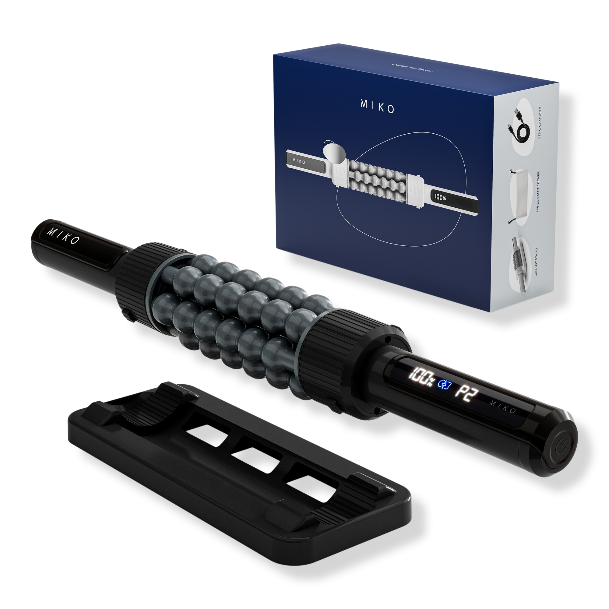 Miko Swift Rolling Percussive Massager with 5 Speeds