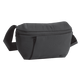 Black Sport Nylon Passport Front Pocket Belt Bag 