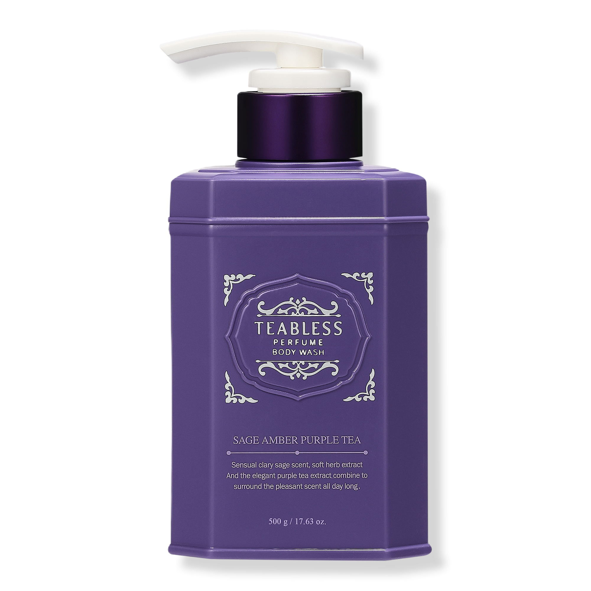 Perfume Body Wash Sage Amber Purple Tea