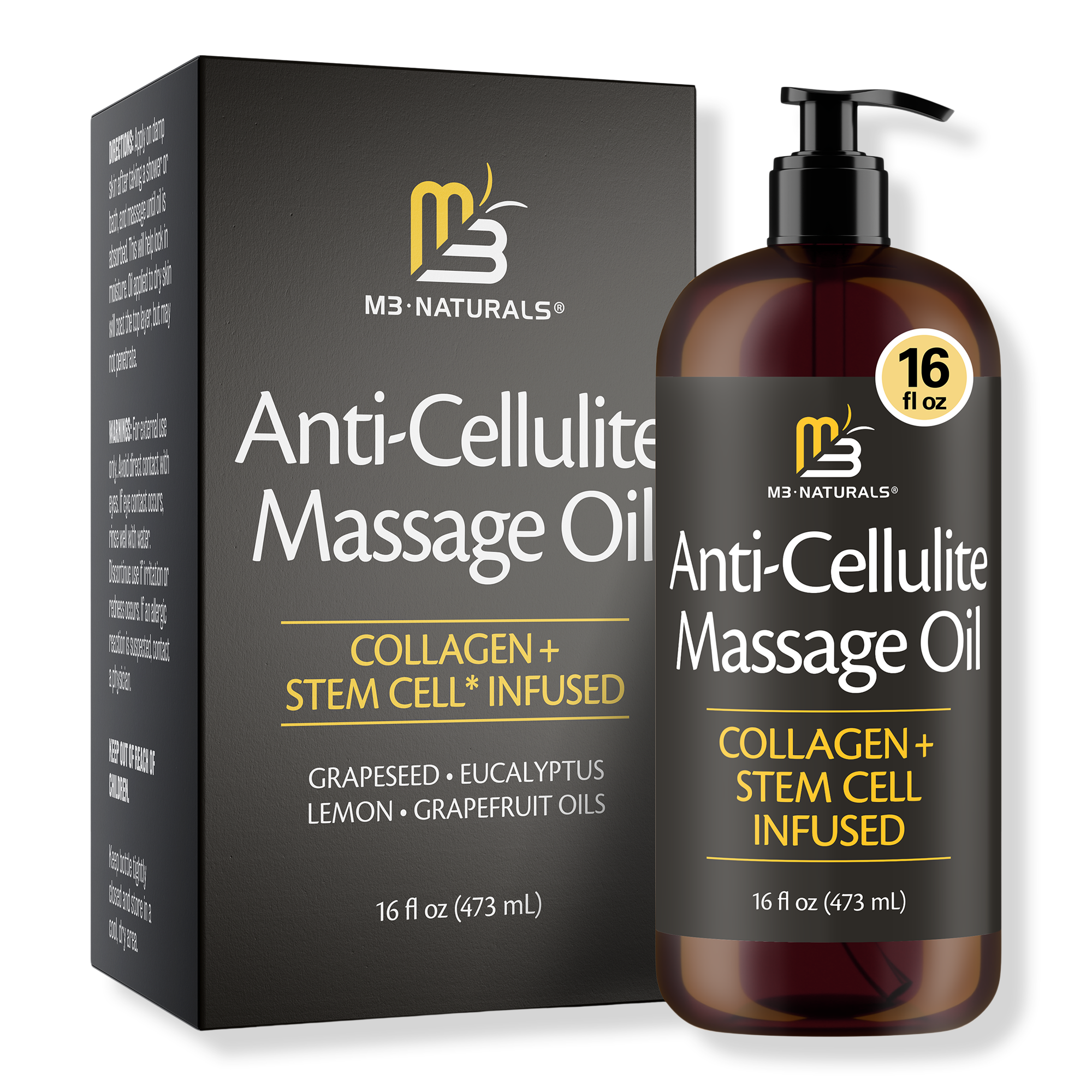M3 Anti Cellulite Massage Oil Skin Tightening Body Oil