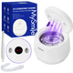 White Ultrasonic Retainer & Jewelry Cleaning Pod for Home with Digital Timer 