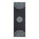 Mandala Black Yoga Mat Towel 