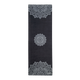 Mandala Black Combo Travel Yoga Mat 1.5mm 