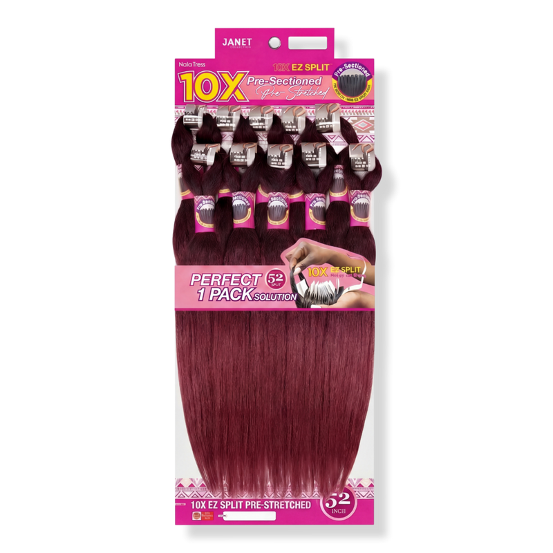 Janet Collection - Oet1b/27 10X EZ Split Pre-Stretched 52