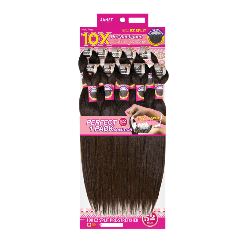 Janet Collection - 33 10X EZ Split Pre-Stretched 52