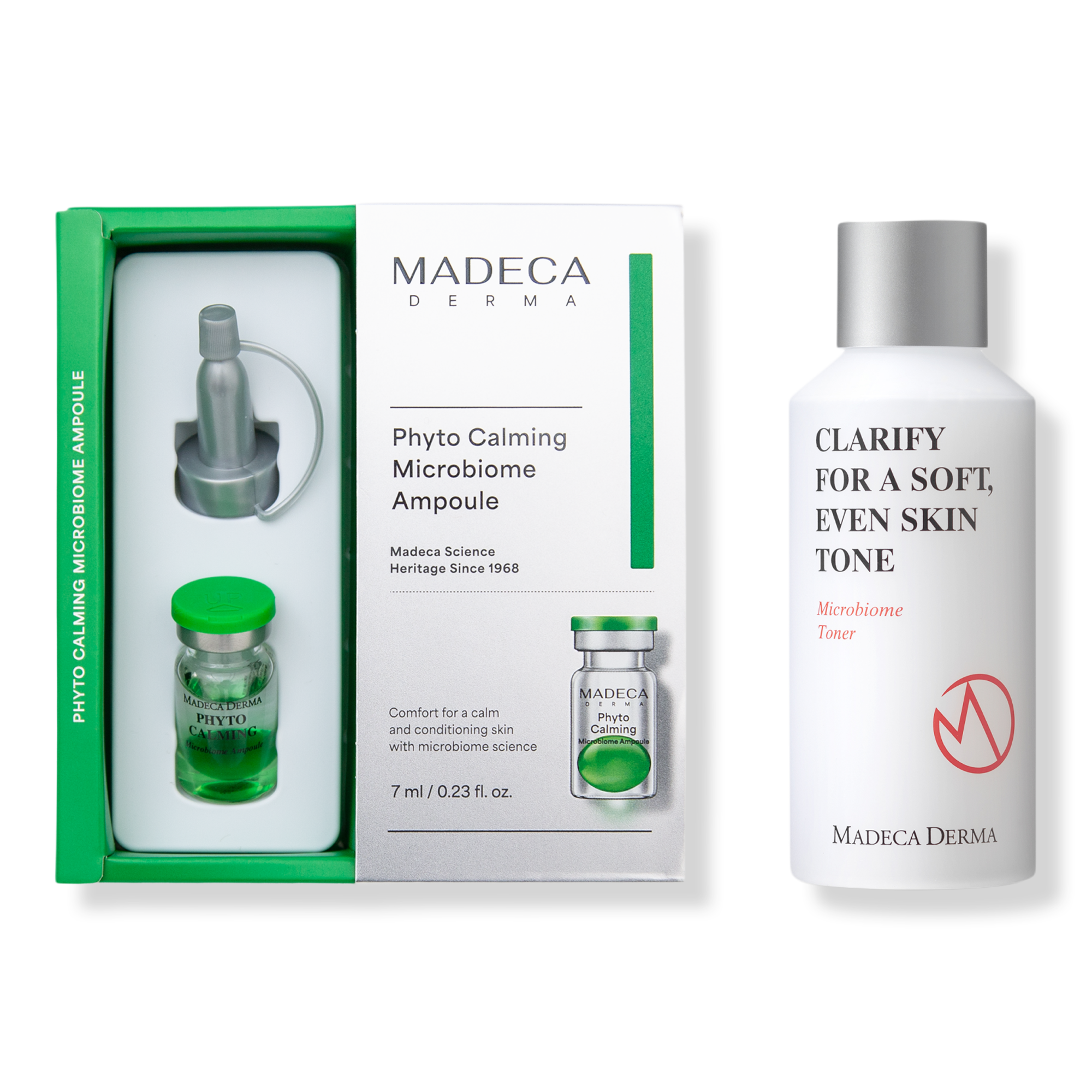 Madeca Derma Phyto Calming Microbiome Ampoule + Microbiome Toner Set