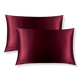 La Vie En Rouge Silk Standard Pillowcase Set 