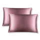Damask Rose Silk Standard Pillowcase Set 