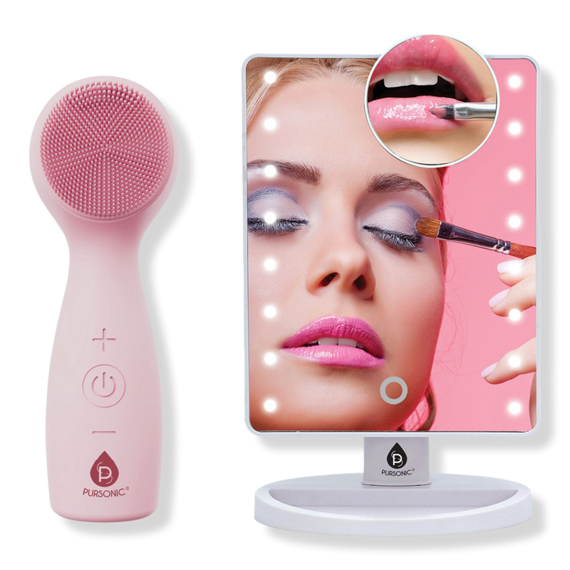 Blushly - Aqua Marble Palm Silicone Sonic Face & Body Brush with